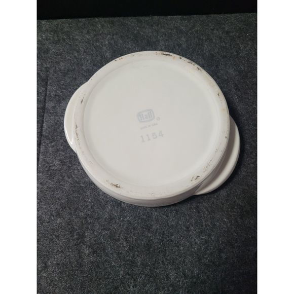 Vintage Hall Escargot/Egg/Mushroom baking dish - Picture 4 of 4